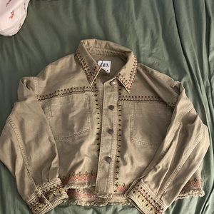 Embroidered Jacket Zara